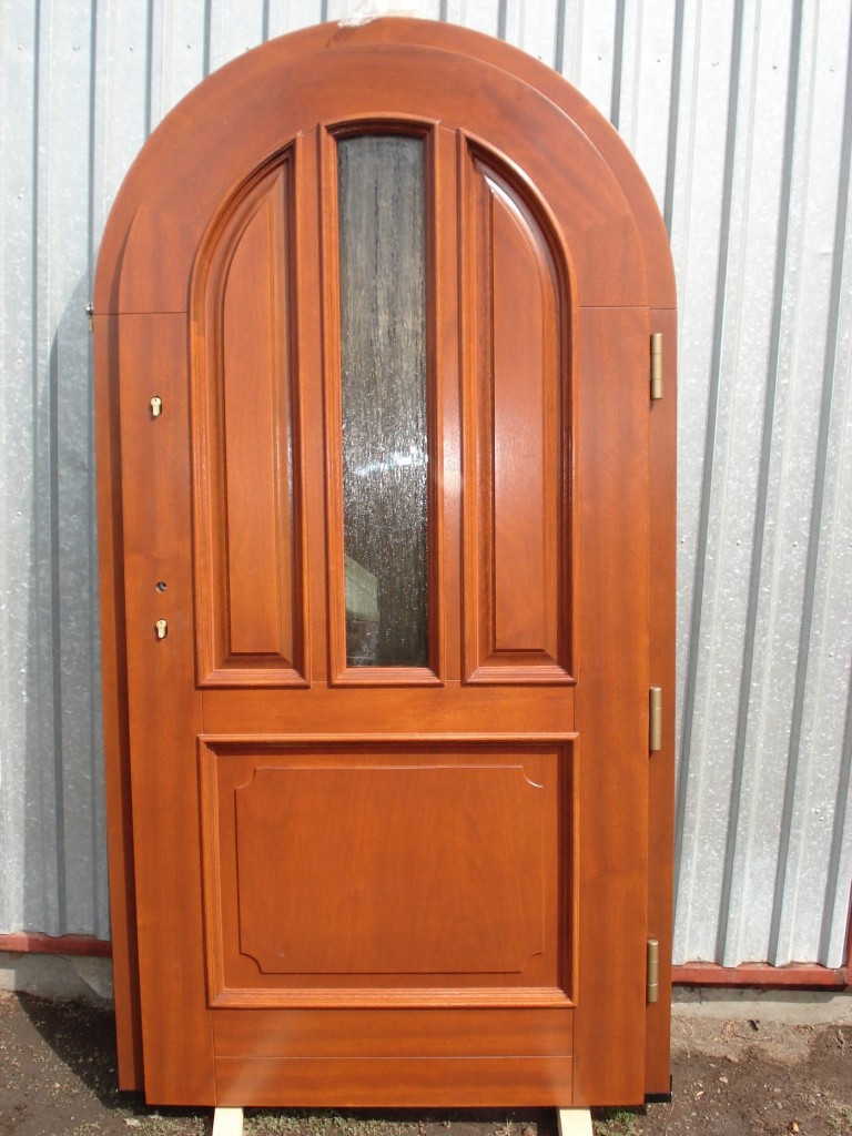 Exterior wooden doors