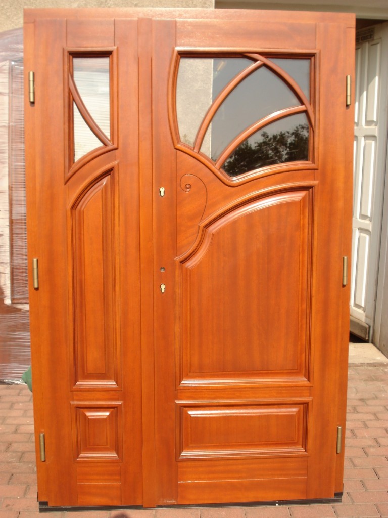 Exterior wooden doors